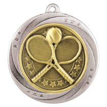Superstar Tennis Medal | Silver | 60mm