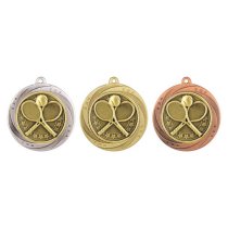 Superstar Tennis Medal | Silver | 60mm