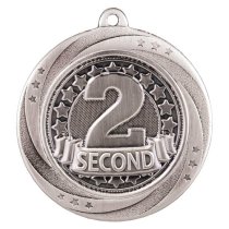 Superstar 2nd Place Medal | Silver | 60mm