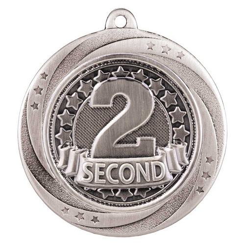 Superstar 2nd Place Medal | Silver | 60mm