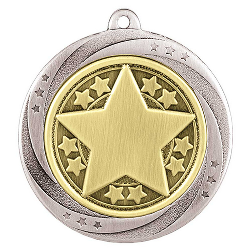 Superstar Achievement Medal | Silver | 60mm
