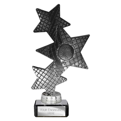 Trinity Star Multisport Trophy | Black & Silver | 185mm