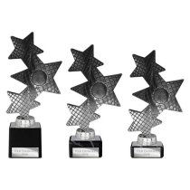 Trinity Star Multisport Trophy | Black & Silver | 215mm
