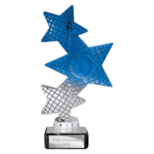 Trinity Star Multisport Trophy | Blue & Silver | 185mm