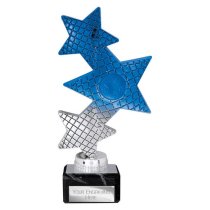 Trinity Star Multisport Trophy | Blue & Silver | 195mm