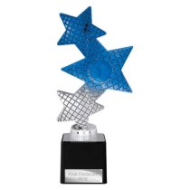 Trinity Star Multisport Trophy | Blue & Silver | 215mm