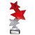 Trinity Star Multisport Trophy | Red & Silver | 185mm - TR25593A