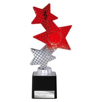 Trinity Star Multisport Trophy | Red & Silver | 215mm