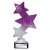 Trinity Star Multisport Trophy | Purple & Silver | 185mm - TR25594A