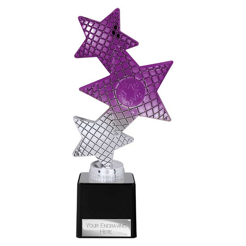 Trinity Star Multisport Trophy | Purple & Silver | 215mm