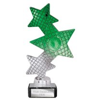 Trinity Star Multisport Trophy | Green & Silver | 185mm