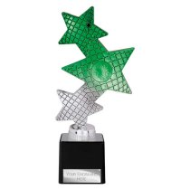 Trinity Star Multisport Trophy | Green & Silver | 215mm