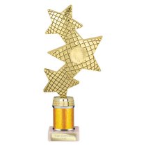Trinity Star Tube Trophy | Gold | 240mm