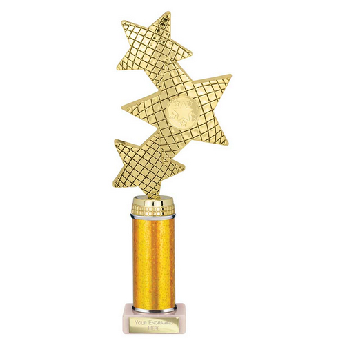 Trinity Star Tube Trophy | Gold | 315mm