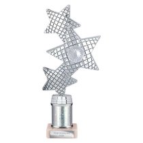 Trinity Star Tube Trophy | Silver | 240mm