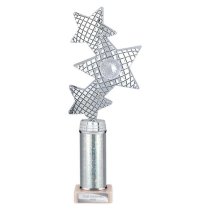Trinity Star Tube Trophy | Silver | 290mm