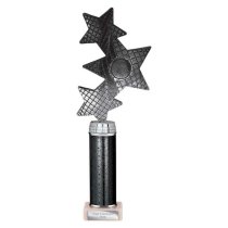 Trinity Star Tube Trophy | Black & Silver | 315mm
