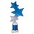 Trinity Star Tube Trophy | Blue & Silver | 240mm - TR25599B