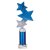 Trinity Star Tube Trophy | Blue & Silver | 290mm - TR25599D