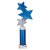 Trinity Star Tube Trophy | Blue & Silver | 315mm - TR25599E