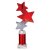 Trinity Star Tube Trophy | Red & Silver | 265mm - TR25600C