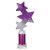 Trinity Star Tube Trophy | Purple & Silver | 265mm - TR25601C
