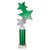 Trinity Star Tube Trophy | Green & Silver | 315mm - TR25603E