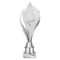 Volcano Tube Trophy | Silver | 260mm