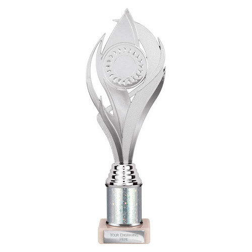 Volcano Tube Trophy | Silver | 285mm
