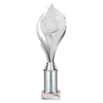 Volcano Tube Trophy | Silver | 310mm