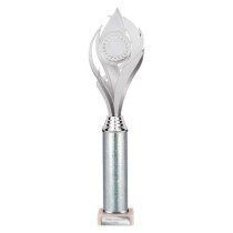 Volcano Tube Trophy | Silver | 385mm