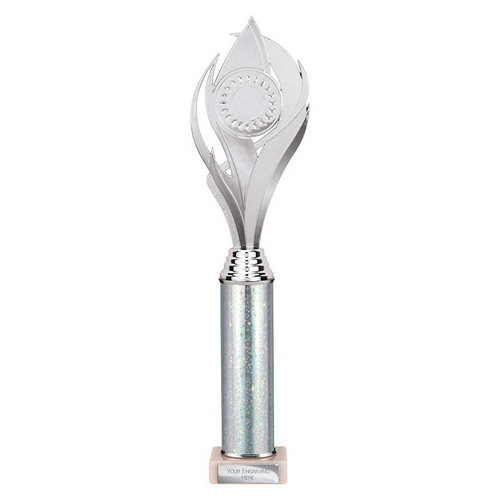 Volcano Tube Trophy | Silver | 385mm