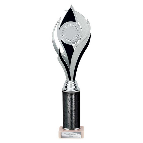 Volcano Tube Trophy | Black & Silver | 335mm
