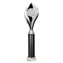 Volcano Tube Trophy | Black & Silver | 410mm
