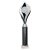 Volcano Tube Trophy | Black & Silver | 410mm - TR25583G