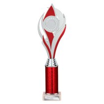 Volcano Tube Trophy | Red & Silver | 335mm