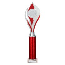 Volcano Tube Trophy | Red & Silver | 385mm