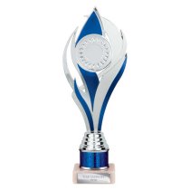 Volcano Tube Trophy | Blue & Silver | 260mm