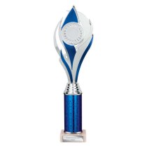 Volcano Tube Trophy | Blue & Silver | 335mm