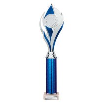 Volcano Tube Trophy | Blue & Silver | 385mm