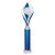 Volcano Tube Trophy | Blue & Silver | 410mm - TR25581G