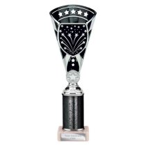 Cobra Star Tube Trophy | Silver & Black | 280mm