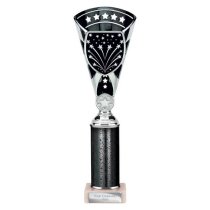 Cobra Star Tube Trophy | Silver & Black | 305mm