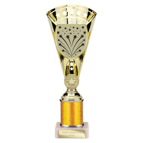 Cobra Star Tube Trophy | Gold | 255mm