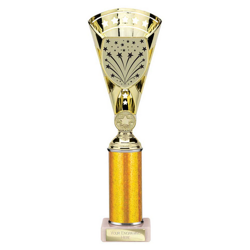 Cobra Star Tube Trophy | Gold | 305mm
