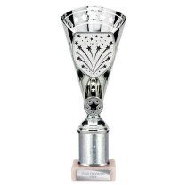 Cobra Star Tube Trophy | Silver | 255mm
