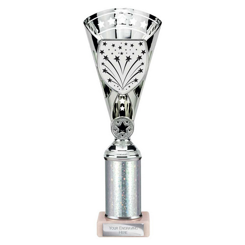 Cobra Star Tube Trophy | Silver | 280mm