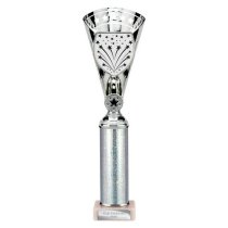 Cobra Star Tube Trophy | Silver | 330mm