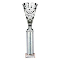 Cobra Star Tube Trophy | Silver | 355mm