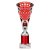 Cobra Star Tube Trophy | Red & Silver | 255mm - TR25636B